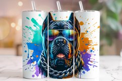 Cane Corso Tumbler Wrap Sublimation, Dog Mom Tumbler, Dog Product Image 1