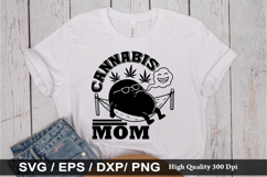 Cannabis Mom - Weed SVG Design Product Image 1