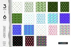 Cannabis pattern svg Hemp Leaves seamless pattern Product Image 2