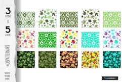 Cannabis pattern svg Hemp Leaves pattern vol.4 Product Image 3