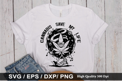 Funny Weed SVG Design - Coffee in my cup Weed in my Blunt Product Image 3