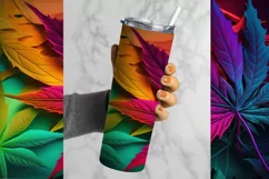 Cannabis Tumbler Wrap , Alcohol Ink Tumbler Wrap, Cannabis Png, Cute Tumbler Wrap