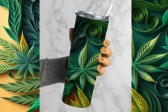 Cannabis Tumbler Wrap , Alcohol Ink Tumbler Wrap, Cannabis Png, Cute Tumbler Wrap