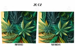 Cannabis Tumbler Wrap , Alcohol Ink Tumbler Wrap, Cannabis Png, Cute Tumbler Wrap