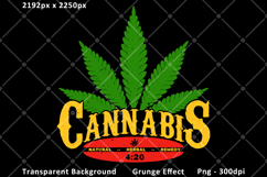 Rasta Colors Cannabis Weed Png Graphics Product Image 3