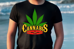 Cannabis 420 Weed Leaf Marijuana Png T-shirt Sublimation Product Image 3