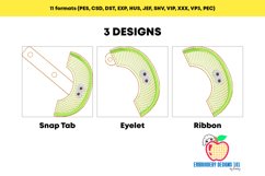 Cantaloupe Melon ITH Keyfob Design Product Image 2