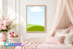 Frame Mockup Bedroom Canva Product Image 1