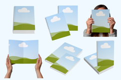 Canva Editable Book Mockup Templates Bundle Product Image 9