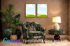 Canva Template | Frame Mockup Product Image 1