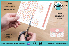 Canva Editable Paper Purse Template Printable Gift Box Product Image 3