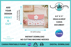 Canva Editable Paper Purse Template Printable Gift Box Product Image 4