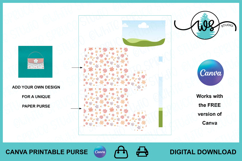 Canva Editable Paper Purse Template Printable Gift Box Product Image 5