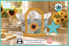 Canva Editable Printable Paper Purse Tote Bag Template Product Image 1