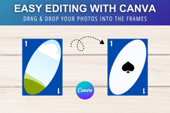 UNO Board Game Photo Party Card Canva Editable Template Product Image 4