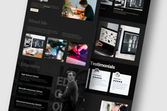 Canva Portfolio Website Editable Template Product Image 9