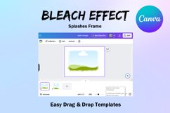 Canva Frame Template Bleach Effect Fill Your Own Set N Product Image 2