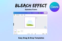 Canva Frame Template Bleach Effect Fill Your Own Set O Product Image 2