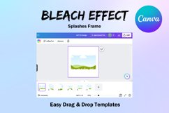 Canva Frame Template Bleach Effect Fill Your Own Set T Product Image 3