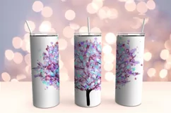 Colourful Watercolor Tree, Tumbler Sublimation, Mug Designs Product Image 4