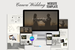 Canva Wedding Website Editable Template Product Image 2