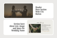Canva Wedding Website Editable Template Product Image 6