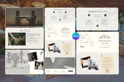 Canva Wedding Website Editable Template Product Image 9