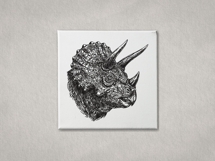 Triceratops Face Outline Product Image 8