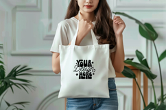 Canvas Tote Bag Mockup Bundle, Natural Canvas Tote Mockup, Product Image 3