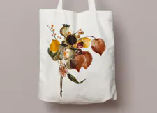 Hand-Painted Autumn Floral Watercolor Bouquet Product Image 6