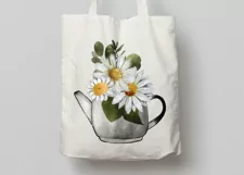 Daisies clipart|Sublimation design|Flower bouquet PNG Product Image 3