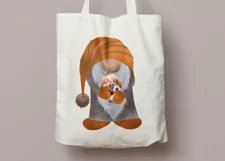 Autumn Gnome Sublimation design PNG|Gnome clipart Product Image 3