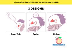 Fashionable Cap ITH Key Fob Pattern Product Image 2