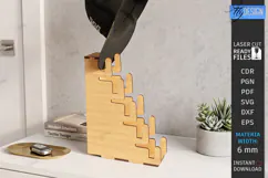 Cap Rack Laser Cut | Wooden Cap Storage | Hat Holder Laser Product Image 1