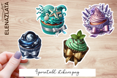 Cupcake Sticker Clipart, Sticker PNG Clipart Product Image 1