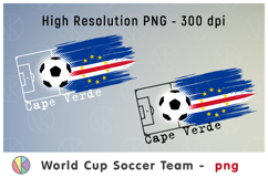 Cape Verde National Soccer Team Flag. World Cup 2026 Product Image 1