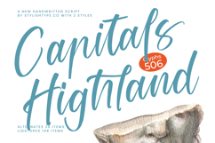 Capitals Highland - New Handwritten Script Product Image 1