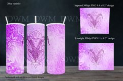 Capricorn - Zodiac Sign Iridescent Drinkware Wraps Product Image 2