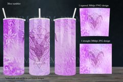 Capricorn - Zodiac Sign Iridescent Drinkware Wraps Product Image 3