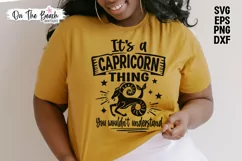 It's A Capricorn Thing SVG PNG Birthday Horoscope Astrology Product Image 2