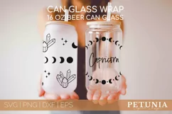 Zodiac Sign svg being used as a beer can glass wrap