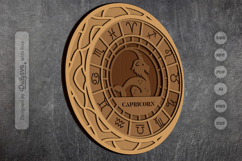 Capricorn Zodiac Layered Laser Cut Product Image 2