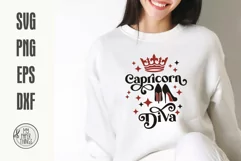 Capricorn Zodiac Sign Svg cut files use for funny Birthday shirts, hoodies, crewnecks, iron-ons, mugs, printables, stickers, pillows, sweatshirts and more.