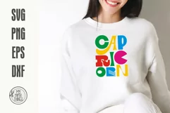 Capricorn Zodiac Sign Svg cut files use for funny Birthday shirts, hoodies, crewnecks, mugs, printables, stickers, card making, pillows, sweatshirts and more
