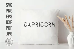 The Capricorn Zodiac Sign svg cut files will be useful for minimalist style T-shirt, mugs, tumblers, posters, signs, tote bags, pillows, phone case, other items