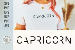 The Capricorn Zodiac Sign svg cut files will be useful for minimalist style T-shirt, mugs, tumblers, posters, signs, tote bags, pillows, phone case, other items