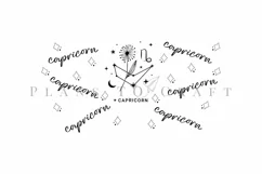capricorn zodiac star sign starbucks 16oz hot cup wrap svg presized template for tumbler grande suitable for cricut and silhouette