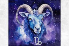 Capricorn Zodiac Signs Tumbler Sublimation Design 20oz Product Image 2