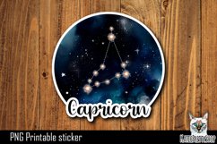 Capricorn Zodiac sign Sticker PNG Product Image 1