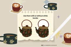 Home Is My Season Stickers | 33 Cozy Autumn png stickers Product Image 4